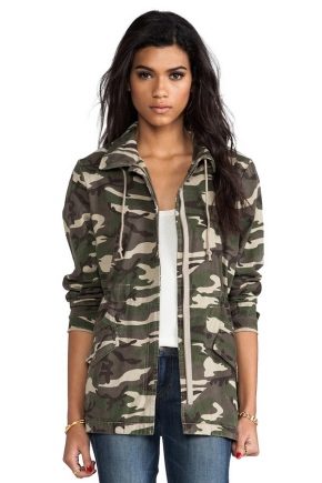 Military style jackets for men and women