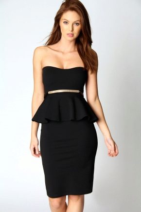 Black cocktail dress