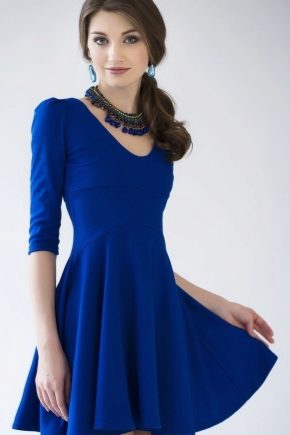 Dress with a sun skirt - an extravaganza of images