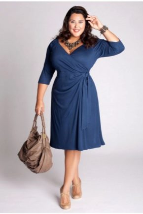 Dress with a wrap for full