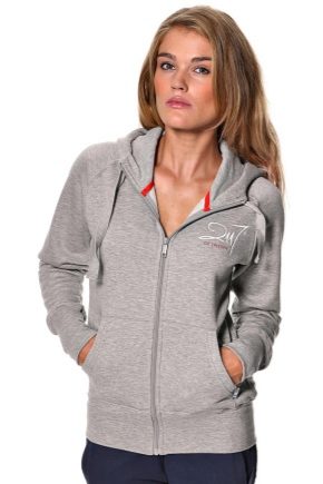 Stylish sweatshirts with zippers