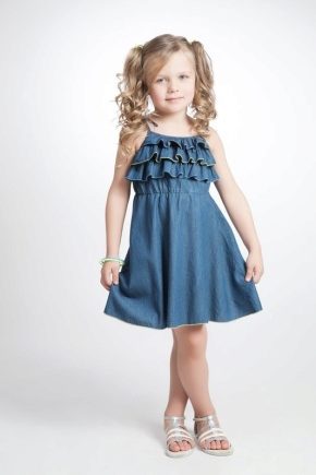 Denim sundress for girls