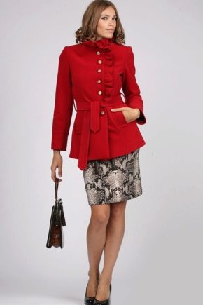 Fashionable demi-season short coats for the autumn-spring season 2022