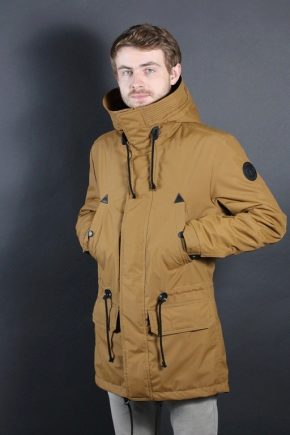 Men's demi-season parka: for spring and autumn