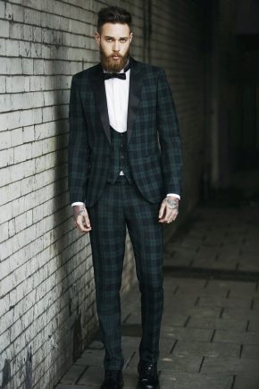 笼子里的男士西装