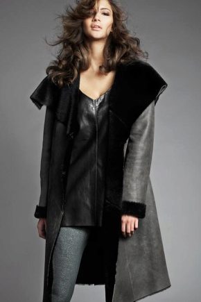 Natural women's sheepskin coats