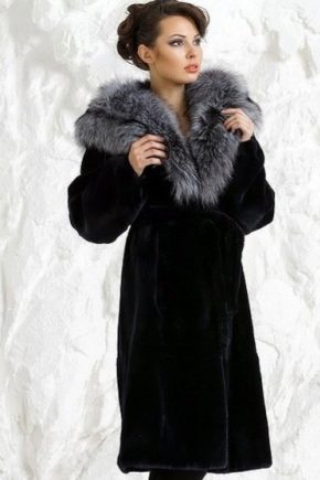 Sheared beaver fur coat