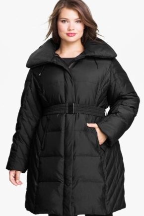 Winter parka for obese women