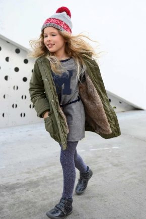Winter parka for girls