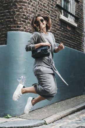 时尚针织套装