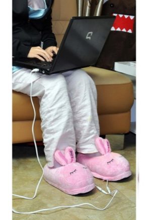 Heated slippers