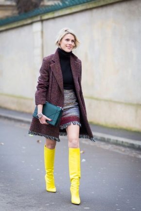 yellow boots