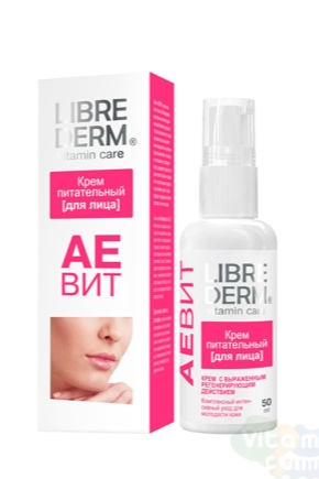 Nourishing face cream LibreDerm Aevit  