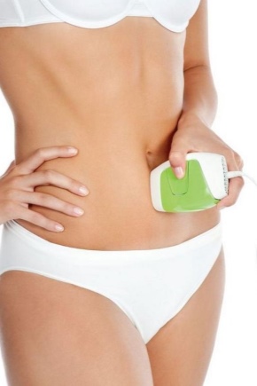 Epilation of the abdomen