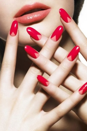 Triangle manicure