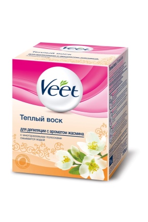 Warm wax for depilation Veet