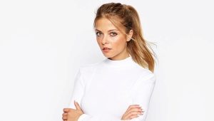 White turtleneck - classic charm