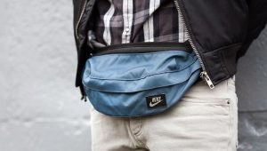 Sports waist bags: men's and women's models
