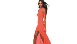 Long dress in back and short in front