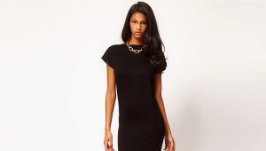 Black floor length evening dress