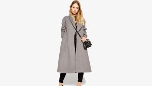 Trapeze silhouette coat