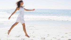 Stylish white summer sundress