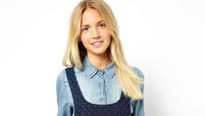 Women's denim sundresses