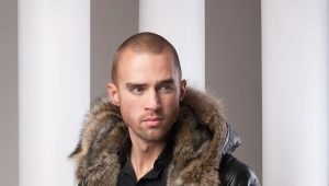 Leather men's sheepskin coats