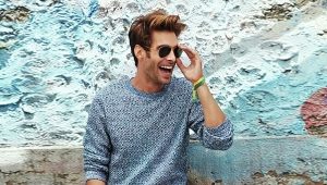 Men's denim shorts