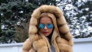 Fur coat made of fox sable