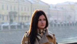 Warm sheepskin coat