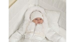 Winter jumpsuit-envelope for newborns