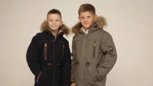 Winter parka for a teenage boy