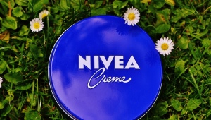 Nivea cream in a blue jar
