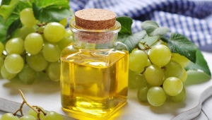 Grape seed hair oil