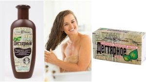 Tar hair soap