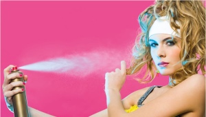 Dry hairspray