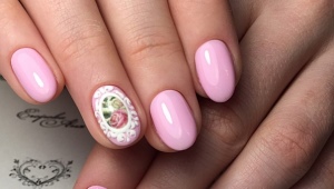 Manicure for round nails