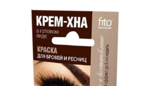 Henna eyelash coloring