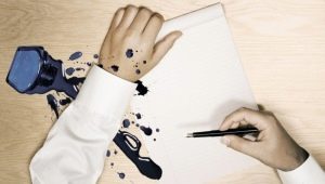 How to get ink off a pen?