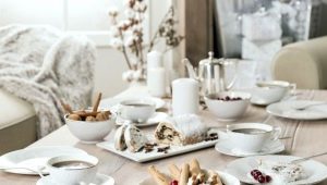 Table setting in various styles: types and features