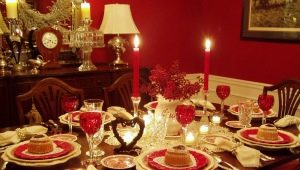 Serving a festive table at home: the arrangement of dishes and design ideas