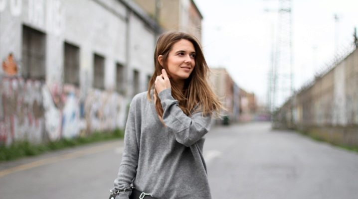 Fashionable cashmere jumper