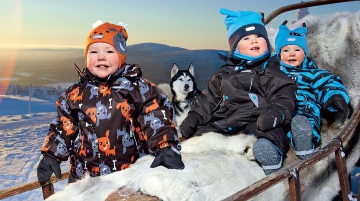 Finnish overalls for children for the winter