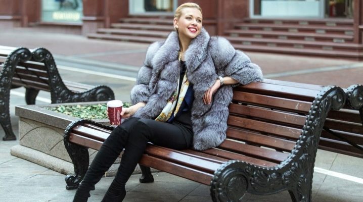 Fox fur coat