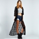 Lace cardigan: fashion models