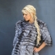 Silver fox coat 