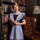 School dress with apron 