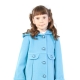 Drape coat for girls