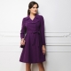 Purple coat: who will suit and what to wear?